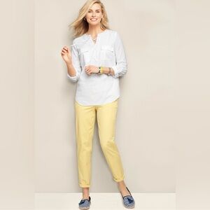 Talbots ‘The Weekender’ Chino Pants Yellow Size 6 Petite